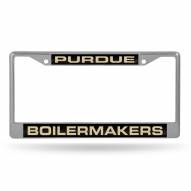 Purdue Boilermakers Laser Chrome License Plate Frame