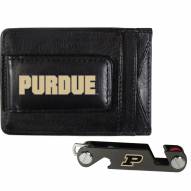 Purdue Boilermakers Leather Cash & Cardholder & Key Organizer