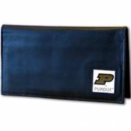 Purdue Boilermakers Leather Checkbook Cover