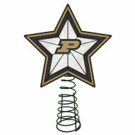 Purdue Boilermakers Light Up Art Glass Tree Topper