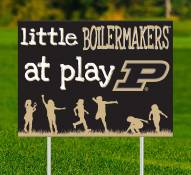 Purdue Boilermakers Little Fans at Play 2-Sided Yard Sign