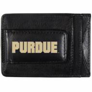 Purdue Boilermakers Logo Leather Cash and Cardholder