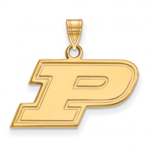 Purdue Boilermakers NCAA Sterling Silver Gold Plated Small Pendant