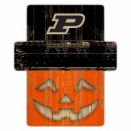 Purdue Boilermakers Pumpkin Cutout with Stake