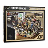 Purdue Boilermakers Purebred Fans "A Real Nailbiter" 500 Piece Puzzle