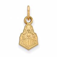 Purdue Boilermakers Sterling Silver Gold Plated Extra Small Pendant