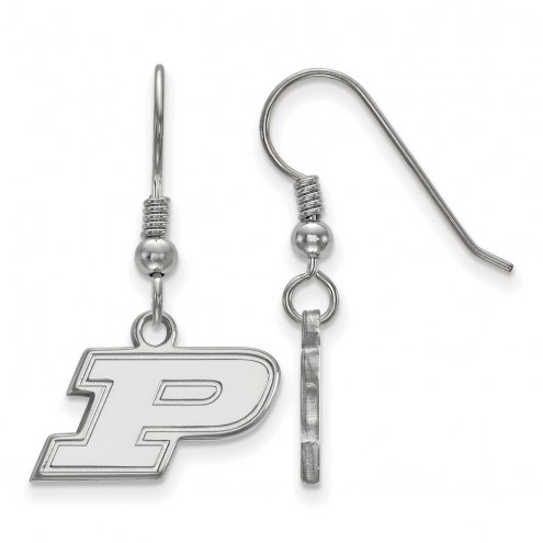 Purdue Boilermakers Sterling Silver Extra Small Dangle Earrings