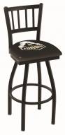 Purdue Boilermakers Swivel Bar Stool with Jailhouse Style Back