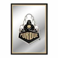 Purdue Boilermakers Vertical Framed Mirrored Wall Sign