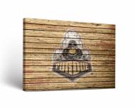 Purdue Boilermakers Weathered Canvas Wall Art