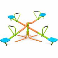 Pure Fun Kids 360-Degree Quad Swivel Seesaw, Indoor or Outdoor