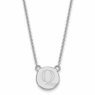 Quinnipiac Bobcats Sterling Silver Small Pendant Necklace