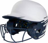 Rawlings Mach Ice Senior Softball Batting Helmet with Face Mask
