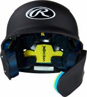 Rawlings Mach Matte Junior Baseball Batting Helmet with Adjustable Face Guard