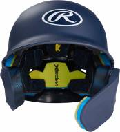 Rawlings Mach Matte Senior Baseball Batting Helmet with Adjustable Face Guard