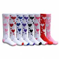 Red Lion Hearts Adult Socks - Sock Size 9-11