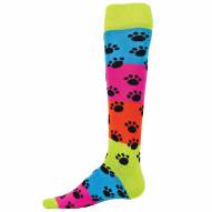 Red Lion Rainbow Paws Over the Calf Socks