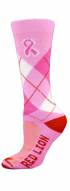 Red Lion Ribbon Argyle Crew Adult Socks - Sock Size 9-11