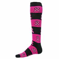 Red Lion Rugby Pink Ribbon Over the Calf Socks