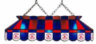 Boston Red Sox MLB Team 40" Rectangular Stained Glass Shade