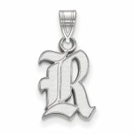 Rice Owls Sterling Silver Small Pendant
