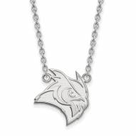 Rice Owls Sterling Silver Large Pendant Necklace