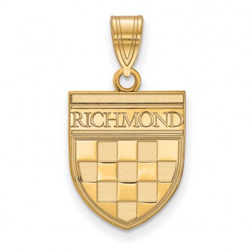 Richmond Spiders Sterling Silver Gold Plated Medium Pendant
