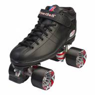 Riedell R3 Black Speed Roller Skates