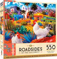 Roadsides of the Southwest Gallos Blancos 550 Piece Puzzle