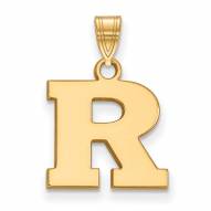 Rutgers Scarlet Knights 10k Yellow Gold Small Pendant
