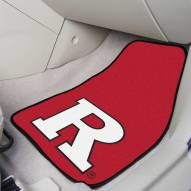 Rutgers Scarlet Knights 2-Piece Carpet Car Mats