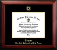 Rutgers Scarlet Knights Gold Embossed Diploma Frame