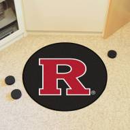 Rutgers Scarlet Knights Hockey Puck Mat