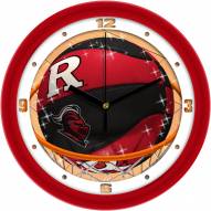 Rutgers Scarlet Knights Slam Dunk Wall Clock