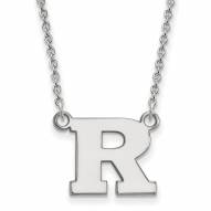 Rutgers Scarlet Knights Sterling Silver Small Pendant Necklace