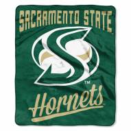 Sacramento State Hornets Alumni Raschel Throw Blanket