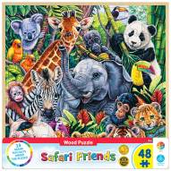Safari Friends 48 Piece Wood Puzzle