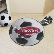 Saint Joseph's Hawks Soccer Ball Mat