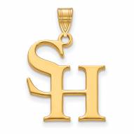 Sam Houston State Bearkats Sterling Silver Gold Plated Large Pendant