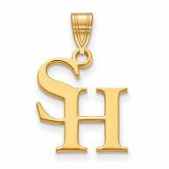 Sam Houston State Bearkats Sterling Silver Gold Plated Medium Pendant