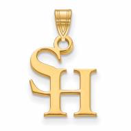 Sam Houston State Bearkats Sterling Silver Gold Plated Small Pendant