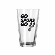 San Antonio Spurs 16 oz. Slogan Pint Glass