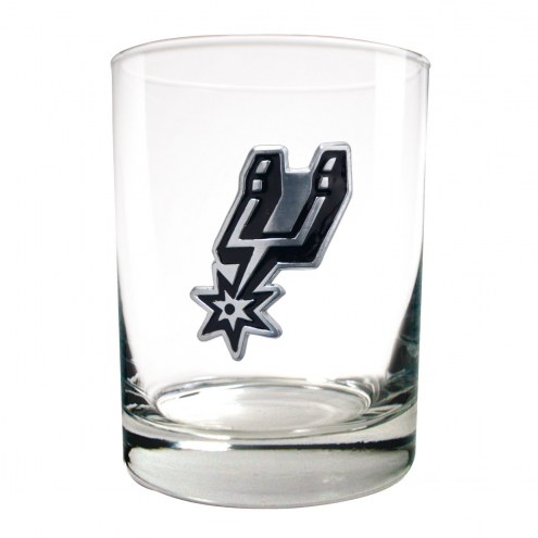 San Antonio Spurs NBA 2-Piece 14 Oz. Rocks Glass Set