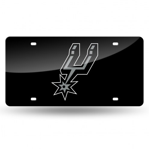 San Antonio Spurs Laser Cut License Plate