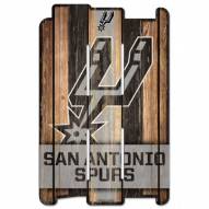 San Antonio Spurs Wood Fence Sign