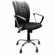 San Antonio Spurs XZipit Curve Desk Chair with Primary Logo