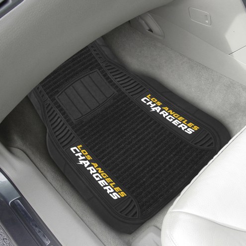 Los Angeles Chargers Deluxe Car Floor Mat Set