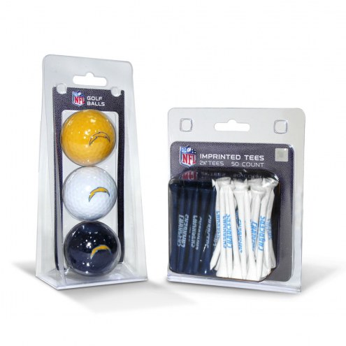 Los Angeles Chargers Golf Ball & Tee Pack