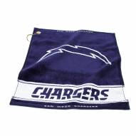 Los Angeles Chargers Woven Golf Towel