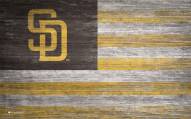 San Diego Padres 11" x 19" Distressed Flag Sign